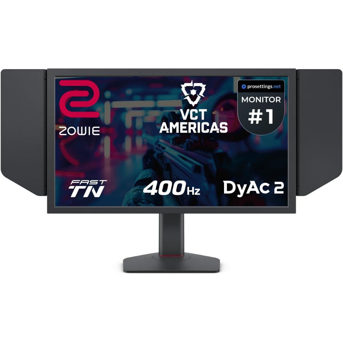 BenQ Zowie XL2566X+ 24.1" FHD Gaming Monitor, Fast TN, 400Hz, DyAc 2, Black eQualizer, Shielding Hood | XL2566X+