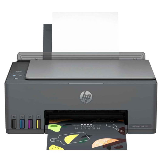 HP Smart Tank 581 Wireless All-in-One Printer (4A8D4A) Black– High-Volume, Cost-Efficient Printing UAE
