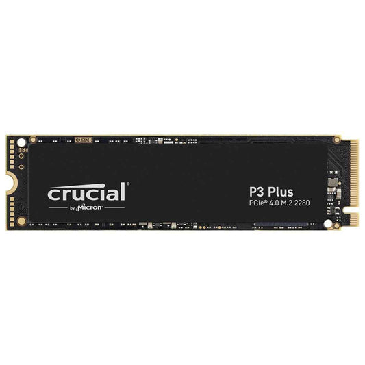 Crucial 4TB P3 Plus NVMe PCIe 4.0 M.2 Internal SSD, Up to 4800MB MB/s Sequential Read & Up to 4100MB/s Sequential Write Speeds, Micron 3D NAND, 1.5H Hour MTBF, SMART & TRIM Support | CT4000P3PSSD8