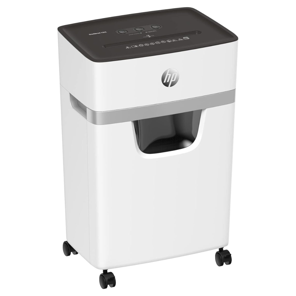 HP OneShred 15CC 2803 – Cross-Cut Paper Shredder (Up to 15 Sheets, P-4 Security)