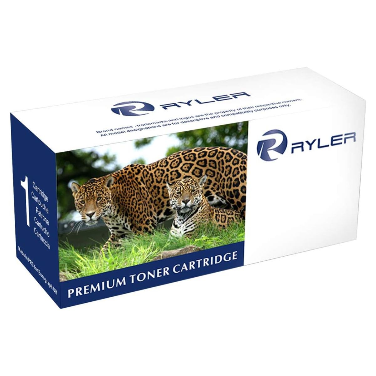 RYLER CE505A Black Toner Cartridge | Compatible Laser Printer Toner