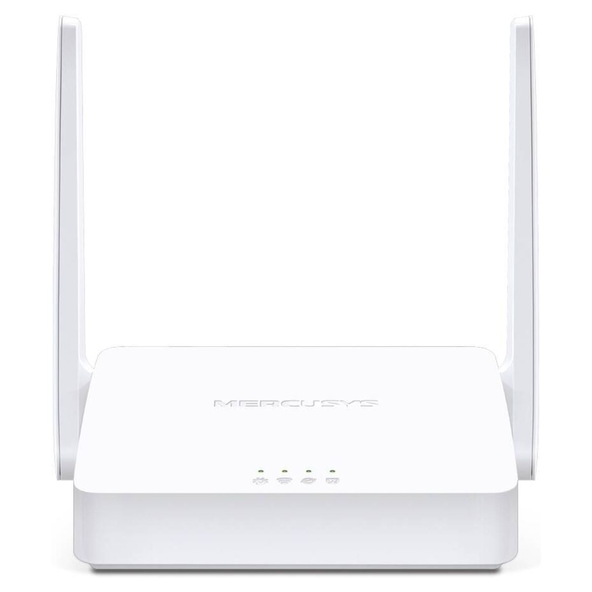 MERCUSYS MW302R N300 Single-Band Wi-Fi 4 Router | 300 Mbps 2.4 GHz | 2× 5 dBi Antennas | Router, Access Point, Repeater &amp; WISP Modes | IPv6 | White
