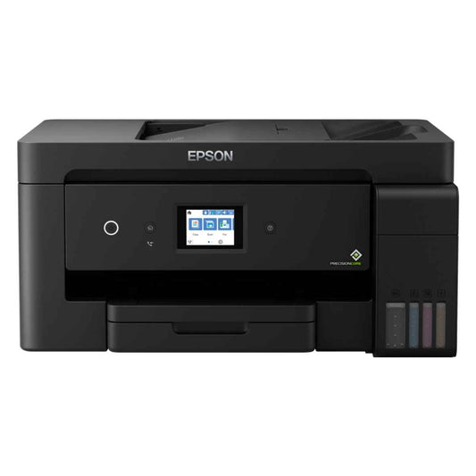 Epson EcoTank L14150 All-In-One Inkjet Printer, Compact A3 Printer, Precision Core Print Head, 3.3pl Droplet Size, 400 Nozzles Black, 128 Nozzles Color, Black | C11CH96403DA