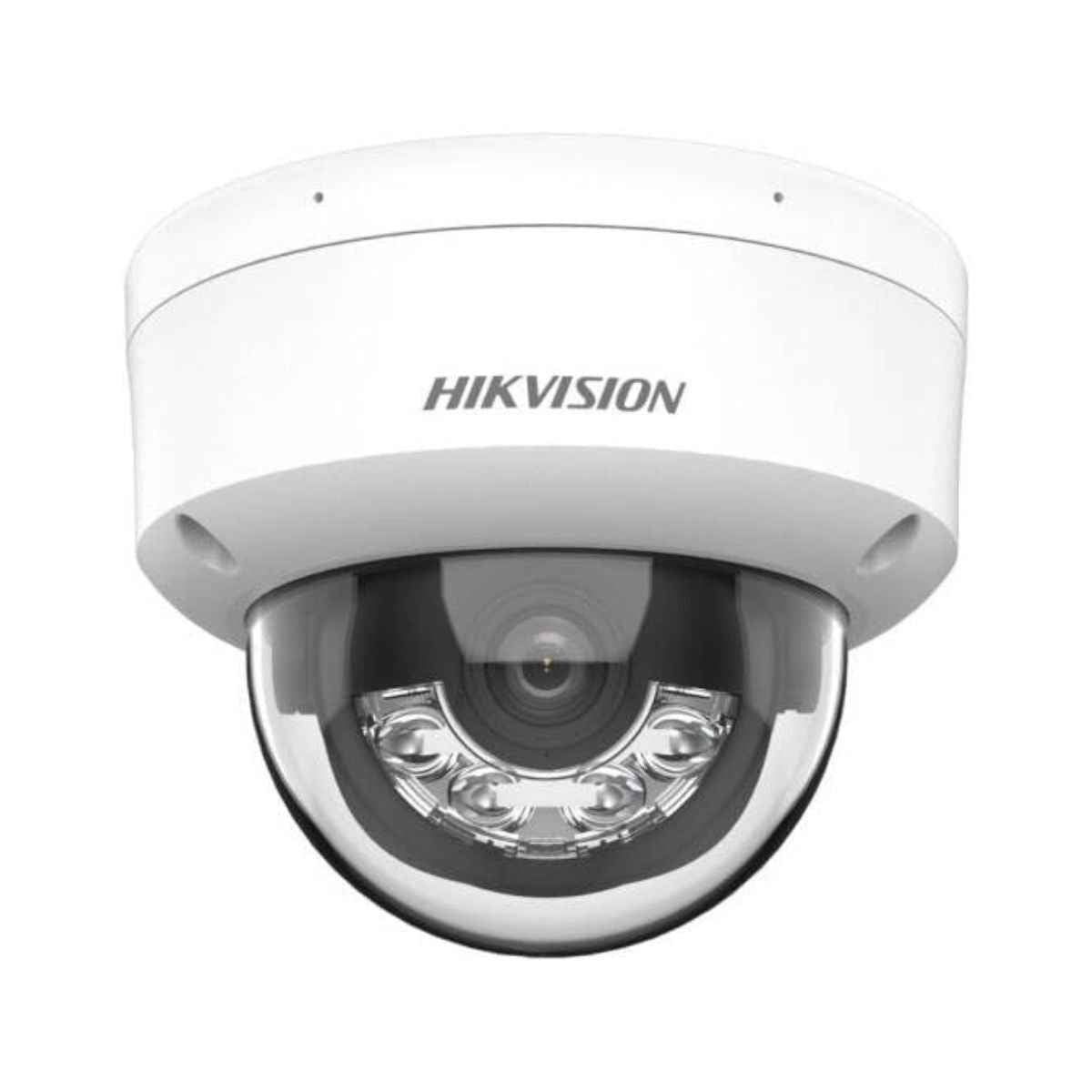 Hikvision DS-2CD1143G2-LIU 4MP Fixed Dome IP Camera with Smart Hybrid Light, 2.8mm Lens, Built-in Microphone &amp; AcuSense AI, IP67 &amp; IK08 Protection