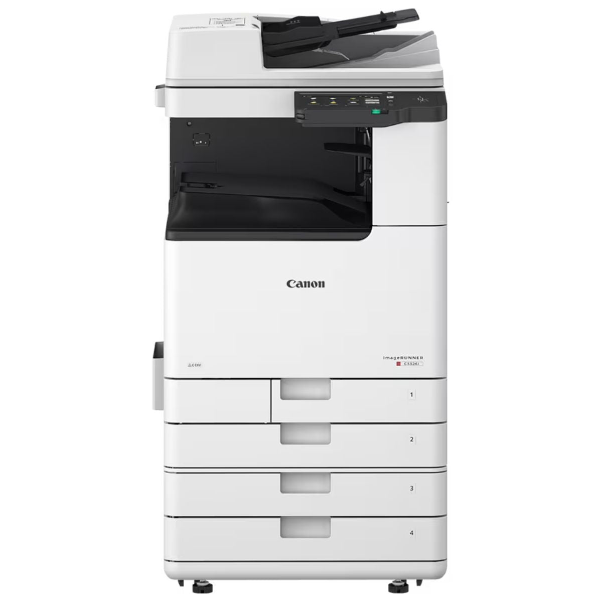 Canon imageRUNNER C3326i Multifunction Laser Printer, Print, Copy, Scan, Send, Optional Fax, 7" TFT LCD WVGA Color Touch Panel, 26 ppm Print Speed, Up to 1200 x 1200 DPI Resolution, White C3326i