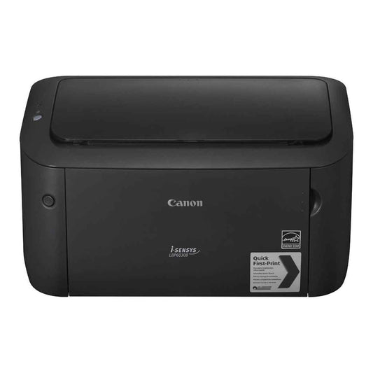 Canon i-SENSYS LBP6030B Mono Laser Home/Office Printer + 2 Black Toner Cartridges – A4, Print Only, 18 ppm, 300 × 300 dpi, USB, Compact Design, Black | 8468B042