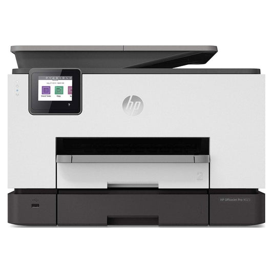 HP OfficeJet Pro 9023 All-in-One Printer, Print, Copy, Scan, Fax Functions, Print Speed Up to 24 ppm (Black) & 20 ppm (Color), Up to 1200 x 1200 Rendered DPI, 35 Sheets, Light Basalt | 1MR70B