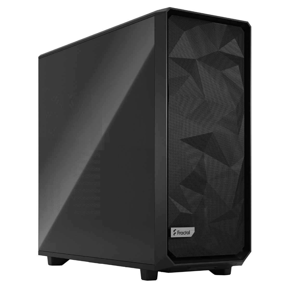 Fractal Design Meshify 2 XL, E-ATX, ATX, Micro-ATX & Mini-ITX Support, 6 x 2.5/3.5" Drive Bays, Light Tint Tempered Glass - Black, Full-Tower Case