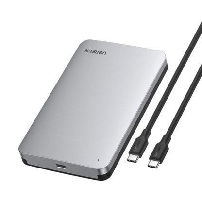 UGREEN 70499 USB-C Hard Drive Enclosure for 2.5" SATA SSD &amp; HDD | USB 3.1 Gen 2 | Aluminum