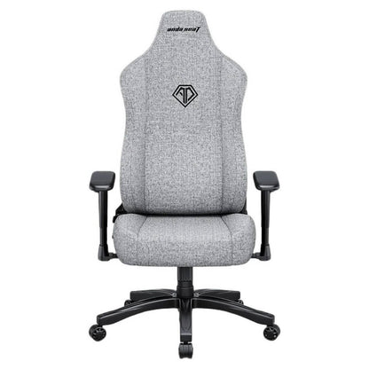 AndaSeat Novis L Gaming Chair | Linen Fabric | Ash Gray | 155–190cm | 5cm Raised Lumbar | AD23-L-01-G-F