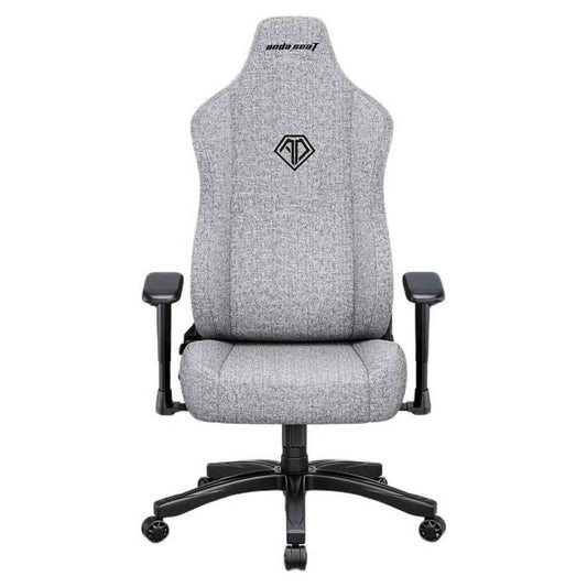AndaSeat Novis L Gaming Chair | Linen Fabric | Ash Gray | 155–190cm | 5cm Raised Lumbar | AD23-L-01-G-F