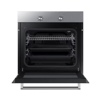 Samsung 60 Liter NV60K3110BS/SG Built In Electric Oven, color Phantom Black, Stainless Steel with Convection (Fan Assisted)