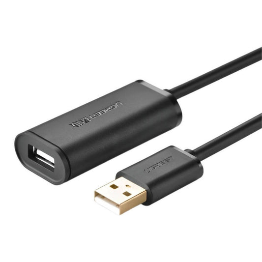UGREEN 15 & 30 Feet USB 2.0 Active Extension Cable | Type-A Male to Female | Repeater Cord | 10319 / 10321