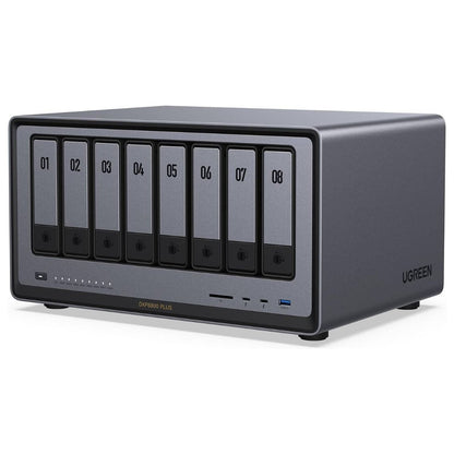 UGREEN NASync DXP8800 Plus 8-Bay Desktop NAS – Intel i5-1235U, 8GB DDR5, 2x 10GbE, Thunderbolt 4, 8K HDMI (Diskless)