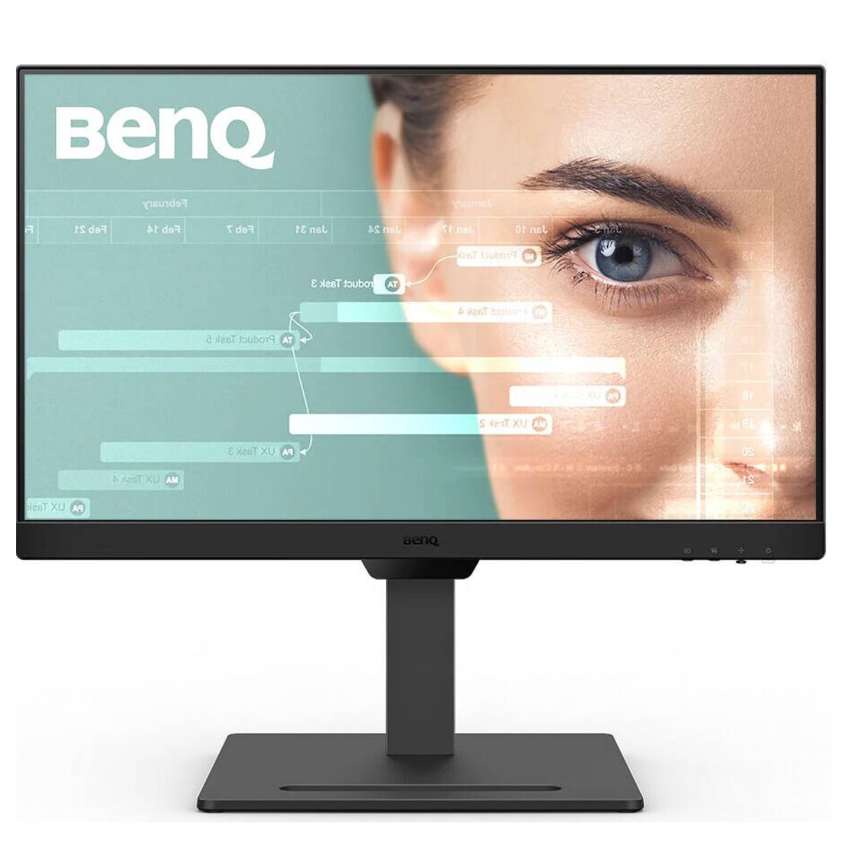 BenQ GW2490T Home Office Monitor, 24" IPS Display, FHD Resolution, 100Hz Refresh Rate, 5ms (GtG) Response Time, Eye-Care Technology, VESA Certified MediaSync, Black | GW2490T