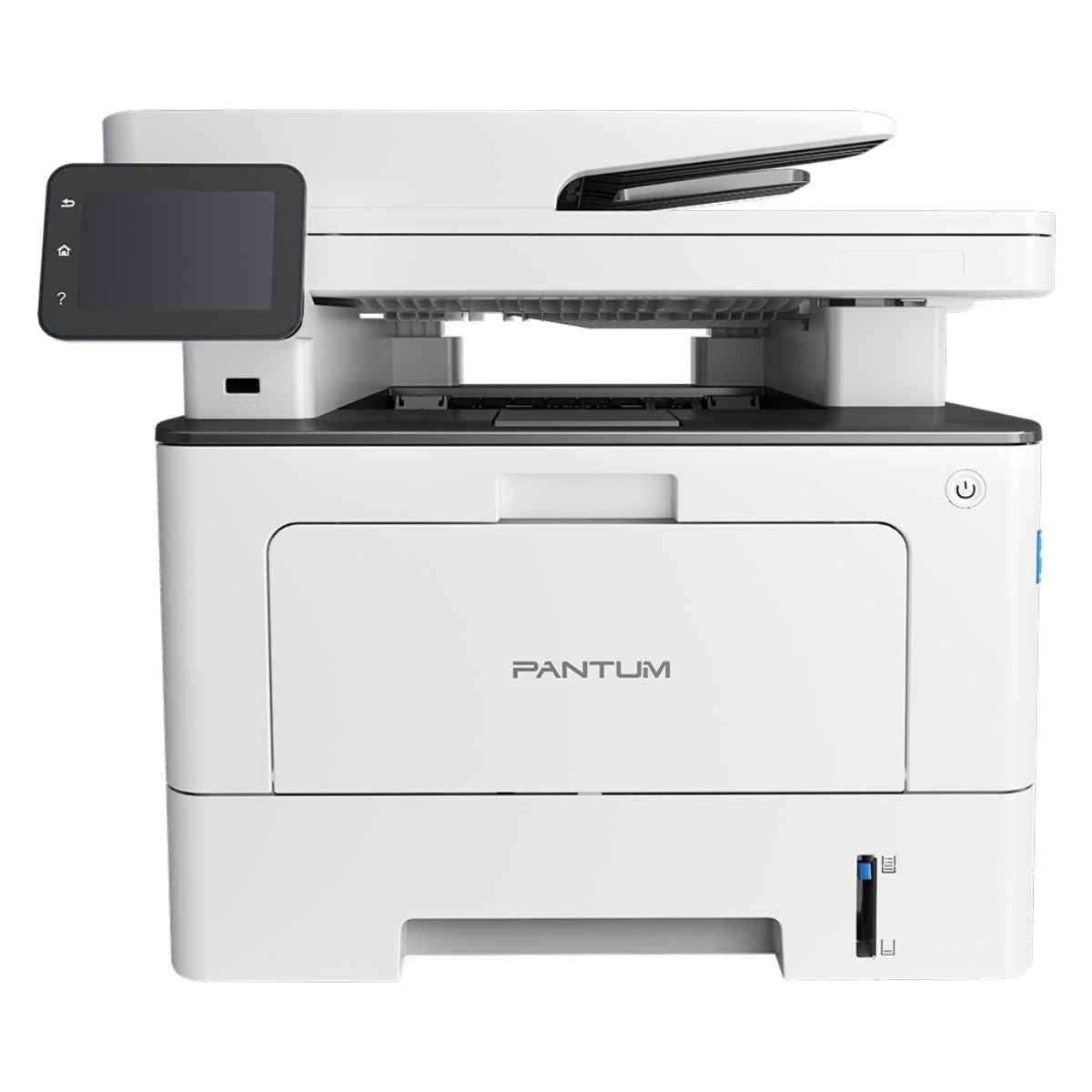 Pantum BM5100FDW Mono Multifunction Laser Printer, Print, Copy, Scan, Fax, Up to 40 ppm Print Speed, 3.6" Touch Screen Operation Panel, Flatbed + DADF Scanner, White | BM5100FDW