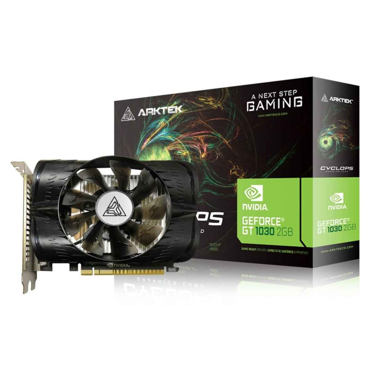 Arktek GeForce GT1030 2GB GDDR5 Graphics Card – HDMI & DVI, 64-Bit, 30W TDP
