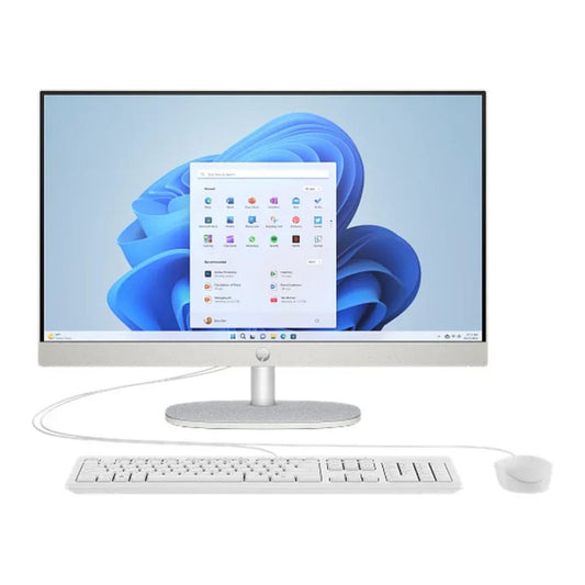 HP 24-cr1090 All-in-One Desktop PC | Intel Core Ultra 5 125U | 8GB DDR5 | 512GB SSD | 23.8-Inch FHD | DOS | D18YMEA-ENG