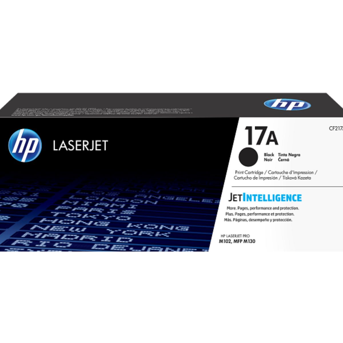 HP 17A Black Original LaserJet Toner Cartridge, 1,600 Pages Crartirage Yield, Standard Size and Reliable | CF217A