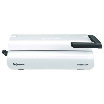 Fellowes Pulsar+ 300 Comb Binding Machine | 15 Sheet Punch Capacity | 300 Sheet Binding Capacity | 38mm Comb Size | White