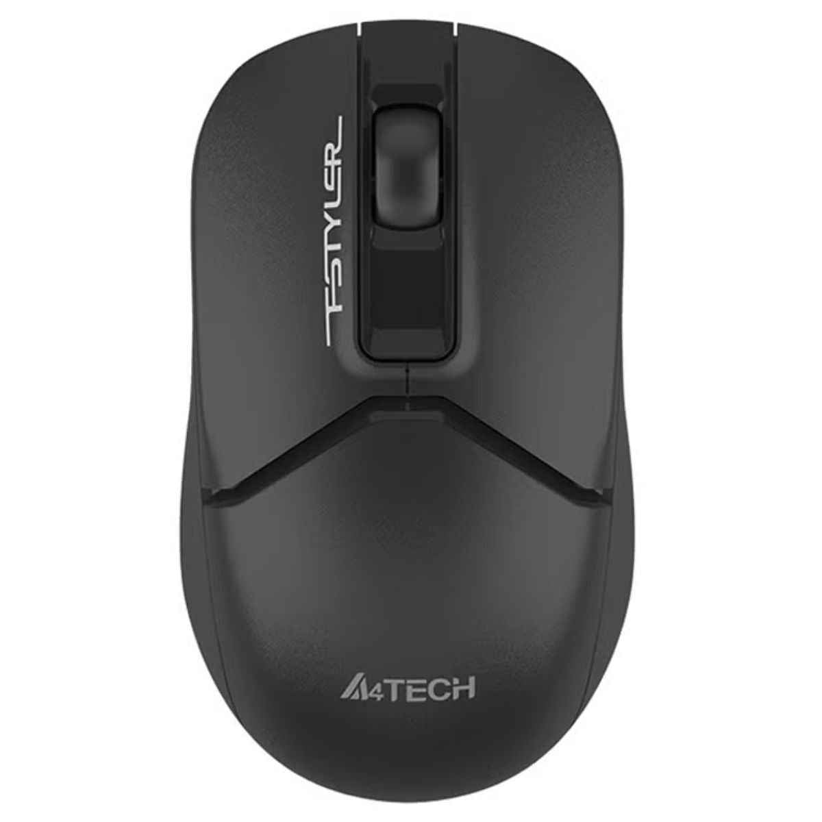 A4Tech FB12S Dual Mode Wireless & Bluetooth Mouse – Silent Click, 1200 DPI, USB Nano Receiver, Black