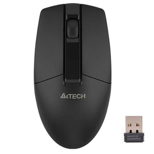 A4Tech G3-330N(S) Wireless Mouse – 2.4GHz, Silent Click, 1200 DPI (Black)
