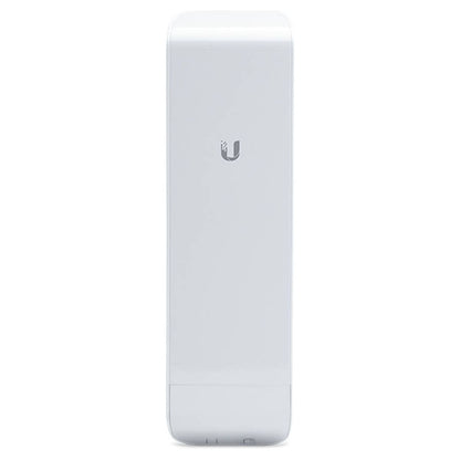 Ubiquiti NanoStation M5 (NSM5) Outdoor Wireless CPE | 5GHz MIMO Technology | 150+ Mbps Throughput | 15+ Km Range | airMAX Support | Dual Ethernet PoE Ports | White