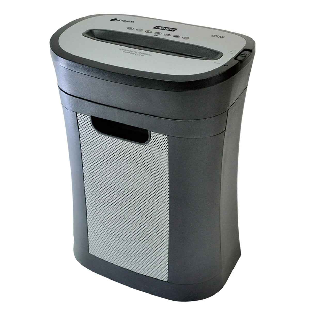 Atlas CC1240 Cross‑Cut Shredder – 12‑Sheet / 4 × 33 mm High‑Security Shredder