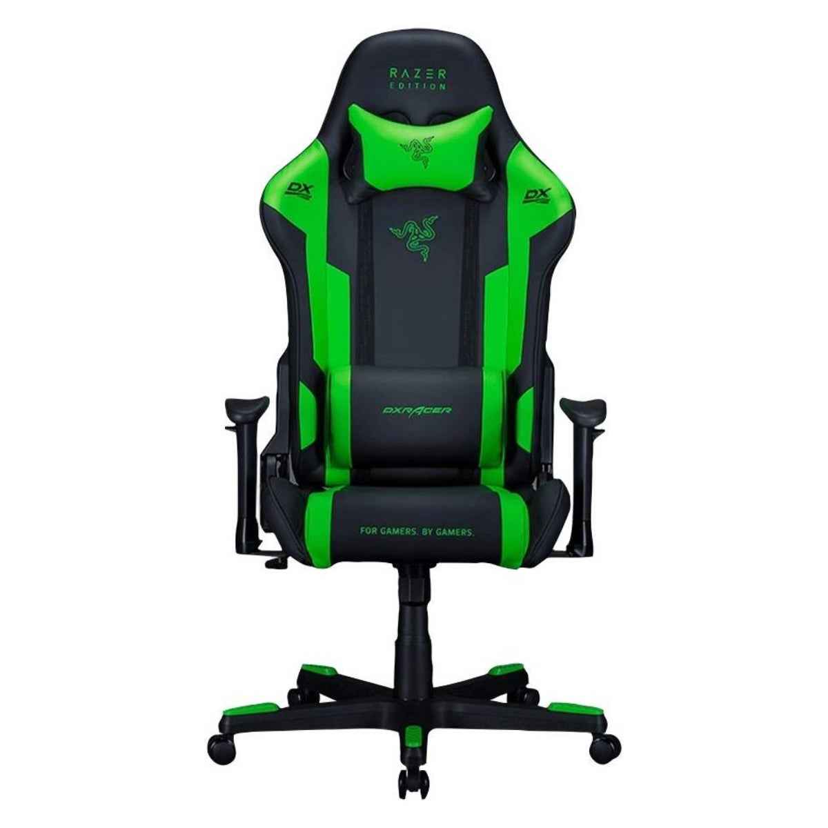 DXRacer Razer R188 Special Edition Gaming Chair – Green & Black Design