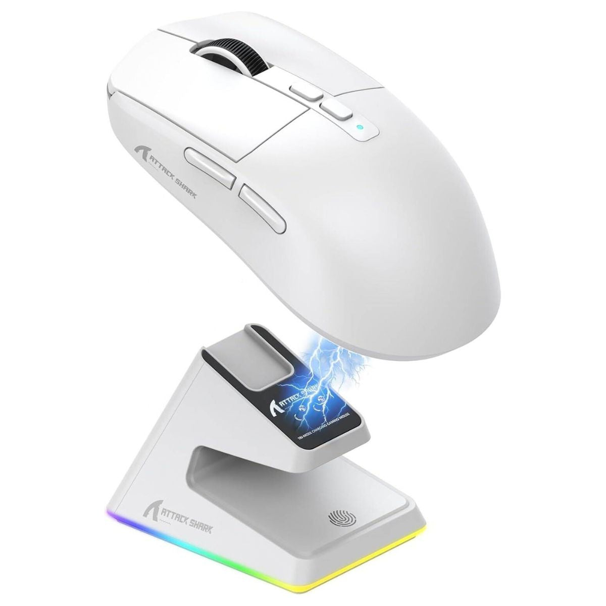 ATTACK SHARK X6 Wireless Gaming Mouse | PAW3395 | 26,000 DPI | 650 IPS | Tri-Mode | Charging Dock
