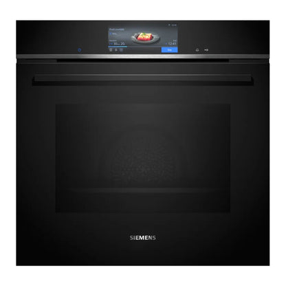 Siemens iQ700 60 cm Home Connect Built in Electric Oven with Fan, 15 Cooking Functions, HB778GNB1M