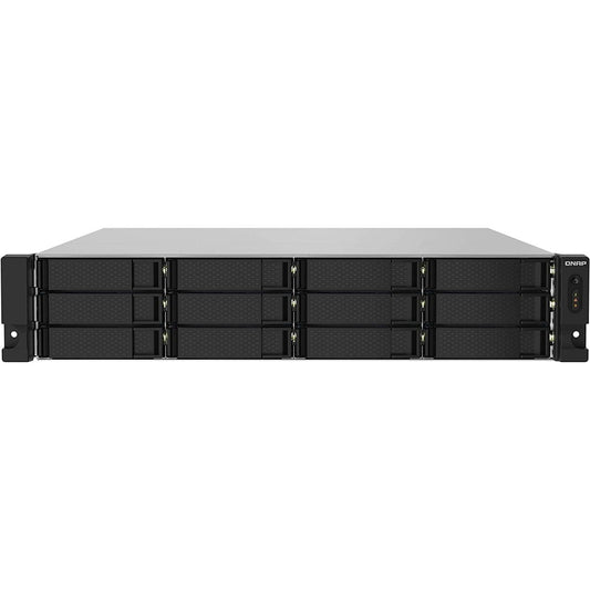 QNAP TS-1232PXU-RP-4G 12-Bay 2U Rackmount NAS – AL324 Quad-Core, 10GbE, Redundant PSU | 3 Years Warranty