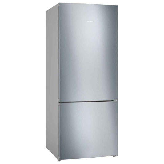 Siemens iQ300 578L Bottom-Mount Freestanding Refrigerator – Silver Inox, No Frost, Multi Airflow &amp; Super Cooling
