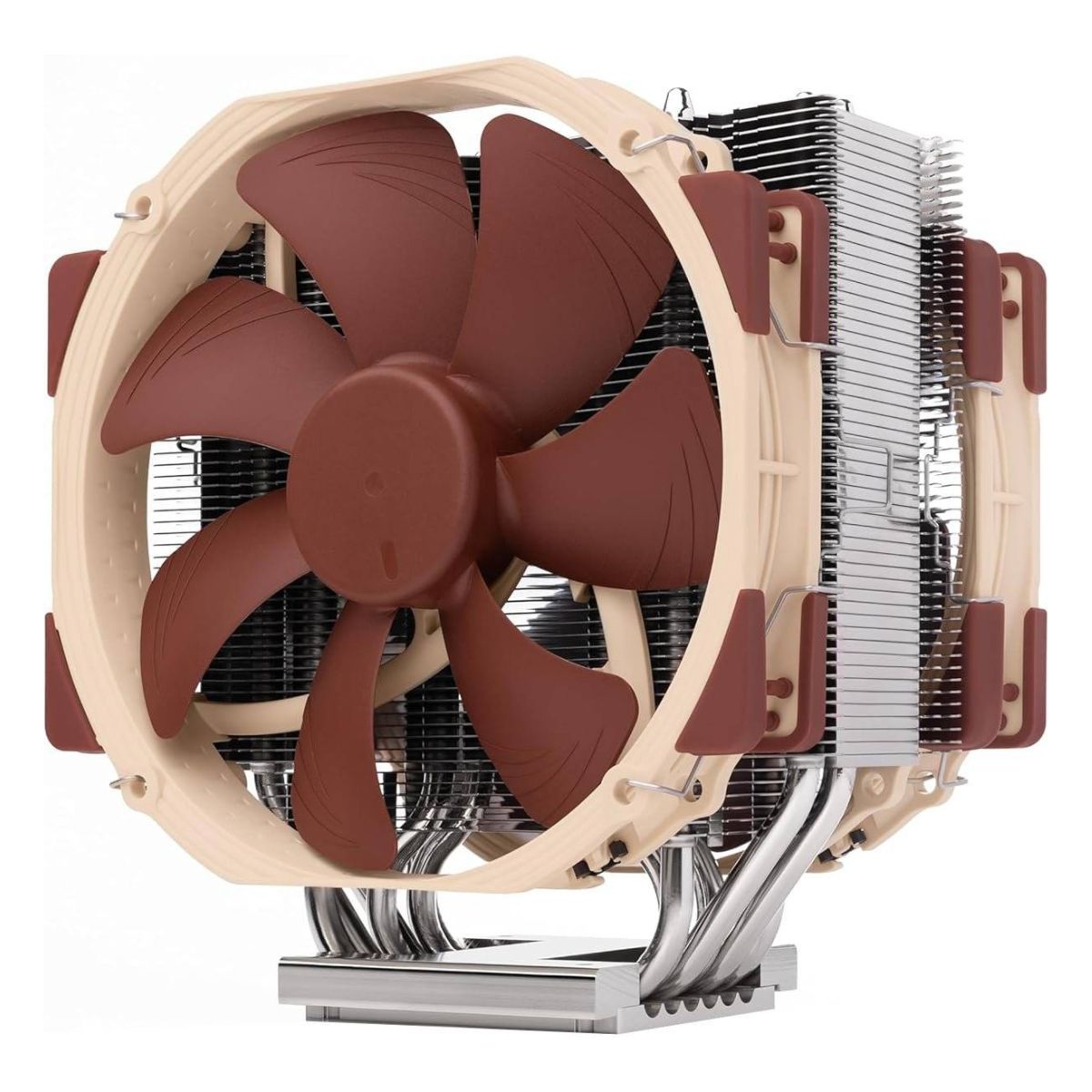 Noctua NH-U14S TR5-SP6 Premium CPU Cooler, 140mm Fan, AMD sTR5 & SP6 Compatible, 6 Heatpipes, 1500 RPM, 140.2 m³/h (82.52 CFM) Airflow, Brown | NH-U14S TR5-SP6