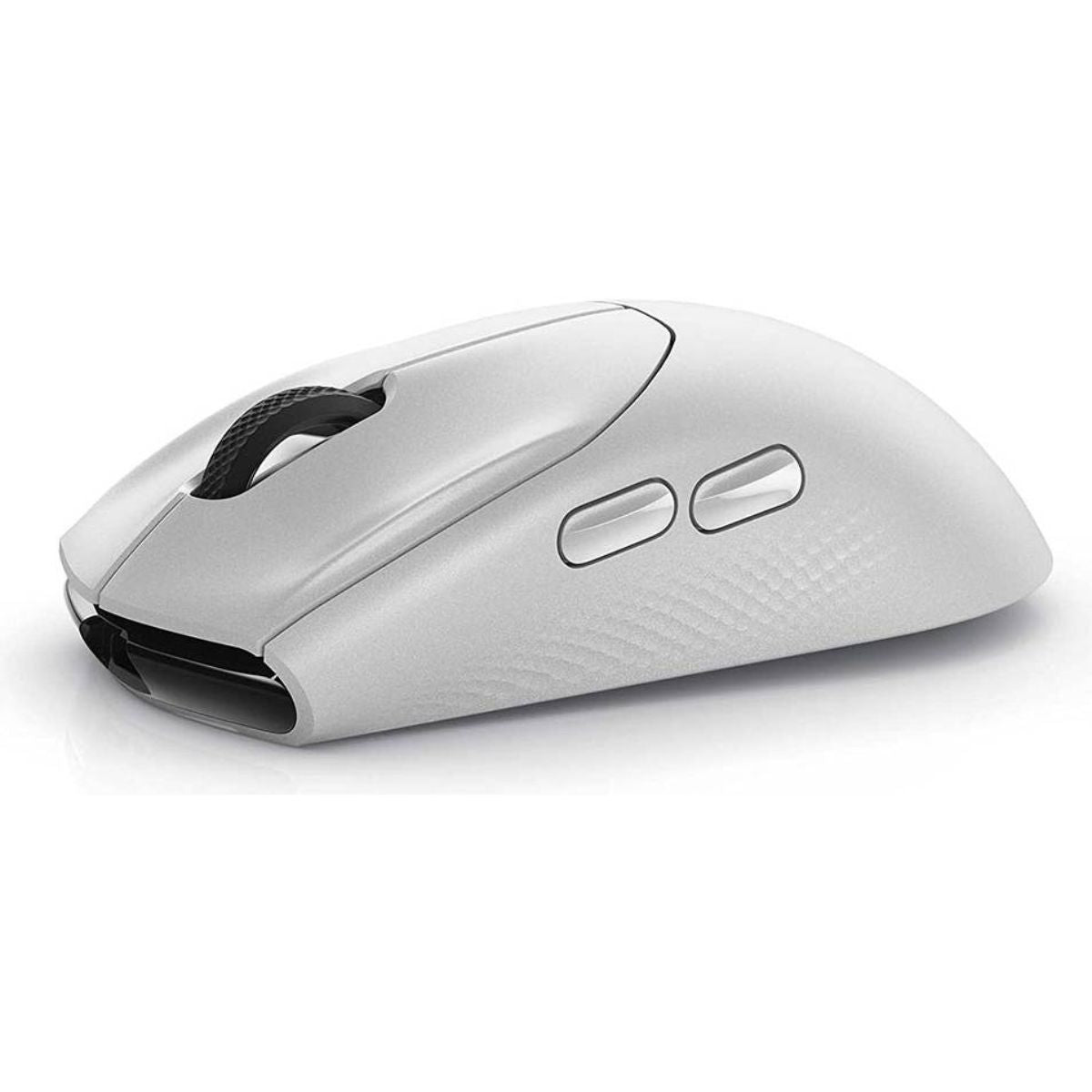 Dell Alienware AW720M Tri-Mode Wireless Gaming Mouse, 2.4GHz Wireless, BT 5.1, 26000 DPI, 8 Programmable Buttons, Magnetic Snap Charging Adapter USB-A to USB-C Cable, Lunar Light | AW720M-WHT