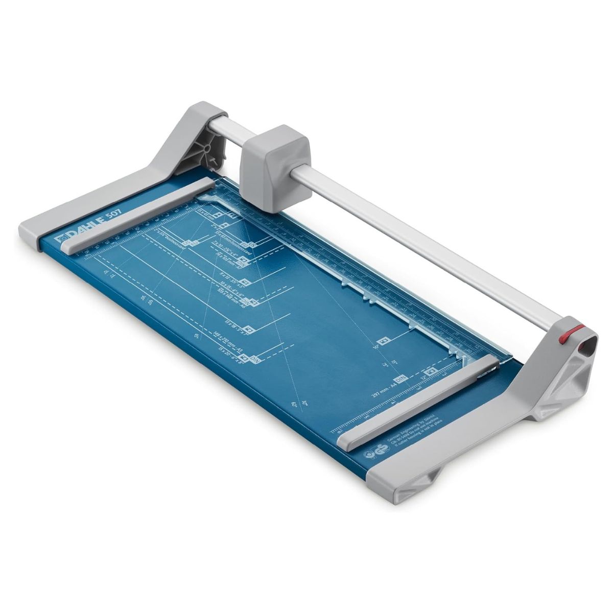 Dahle 507 Craft Creative DIN A4 Self-Sharpening Paper Trimmer | Safety Cutting Protection | Blue | DHL 00507-24040
