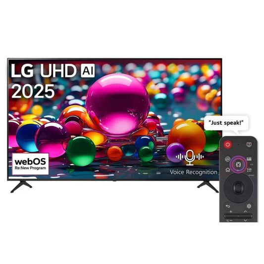 LG 55UA85006LA HDR10 UHD 4K AI Smart TV – 55 Inch, webOS25, α7 AI Processor Gen8, HDR10 Pro, AI Magic Remote, 60Hz, Black