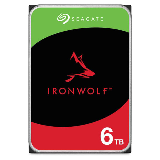 Seagate IronWolf 6TB NAS Internal HDD – 3.5" SATA 6Gb/s, 5400 RPM, 256MB Cache | ST6000VN006