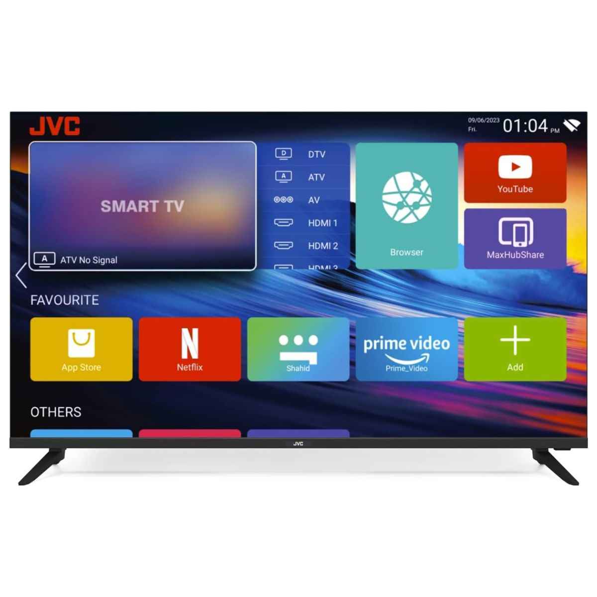 JVC 50 Inch 4k UHD Smart TV Android Official With Google Assistant, Google Play, Netflix, YouTube, Wi-Fi Color Black Model LT50N7105, 1 Years Full Warranty