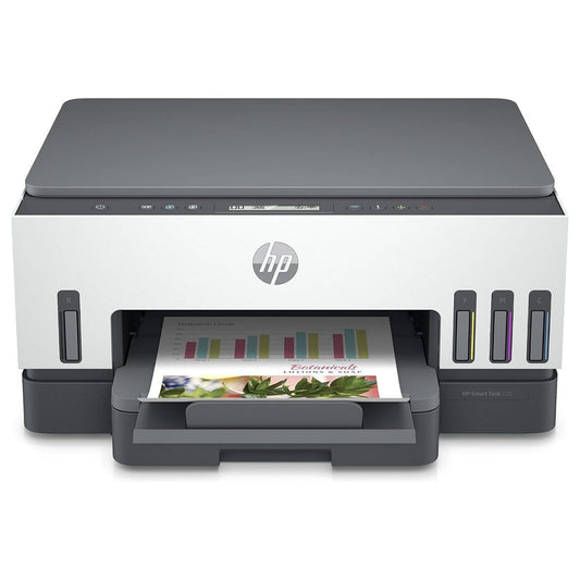 HP Smart Tank 720 All-in-One Printer | Print, Copy & Scan | Wireless | 15 ppm | Wi-Fi &amp; Bluetooth | New (Open Box)