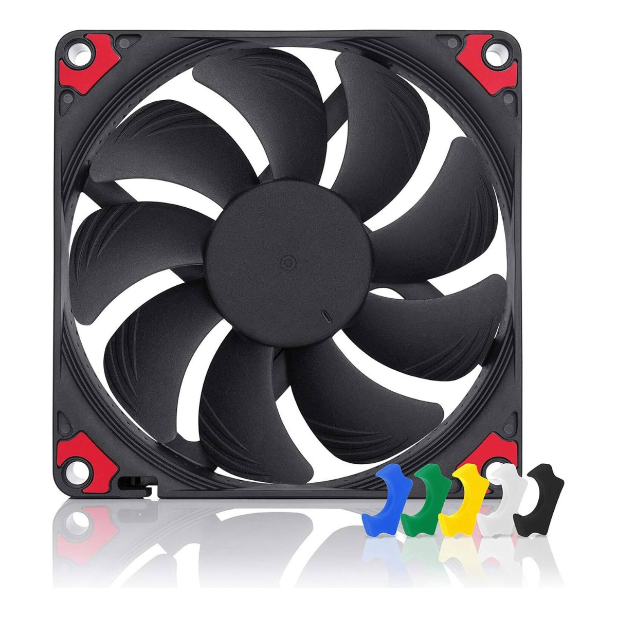 Noctua NF-A9x14 HS-PWM chromax.black.swap Slim 92mm Cooling Fan, 14mm Low Profile, High-Speed PWM, 4-Pin Connector, Premium Quiet Performance, Black