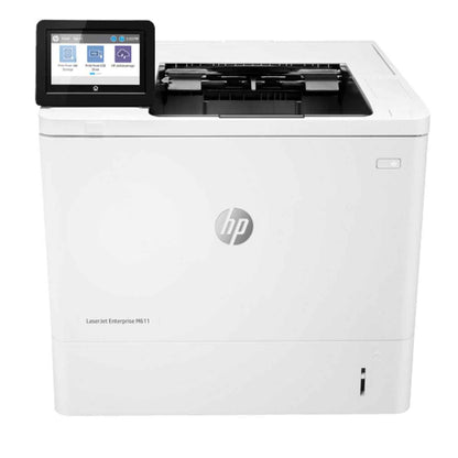 HP M611dn LaserJet Enterprise Monochrome Printer, Up to 65ppm Print Speed, 1200x1200 Dpi Resolution, Auto Duplex Printing, 100 Sheets Multipurpose Feeder, White | 7PS84A