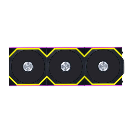 Lian-Li UNI FAN SL Wireless Reverse Blade Case Fans – 120mm, 2000 RPM, 69.5 CFM Airflow, FDB Bearing, Pack of 3 | Black / White