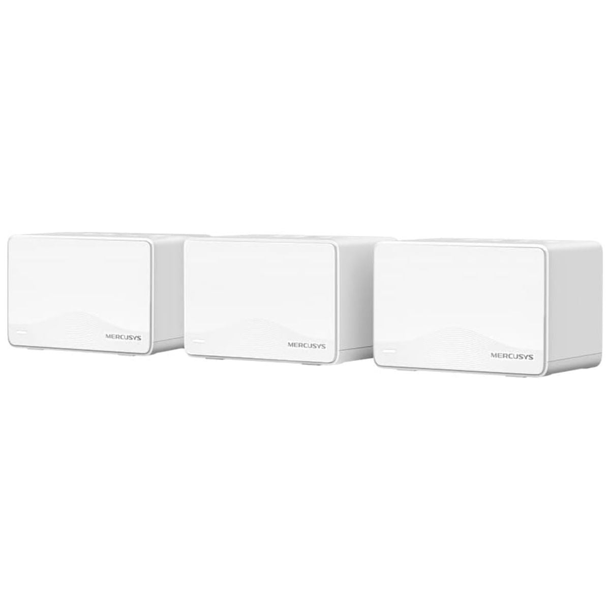 MERCUSYS Halo H25BE Whole Home Mesh Wi-Fi 7 System | BE3600 Dual-Band | 2880Mbps 5GHz + 688Mbps 2.4GHz | MLO &amp; 4K-QAM | 3 × Gigabit Ports per Unit | 650m² Coverage | White | 3-Pack | NWMS-HALOH27BE-3