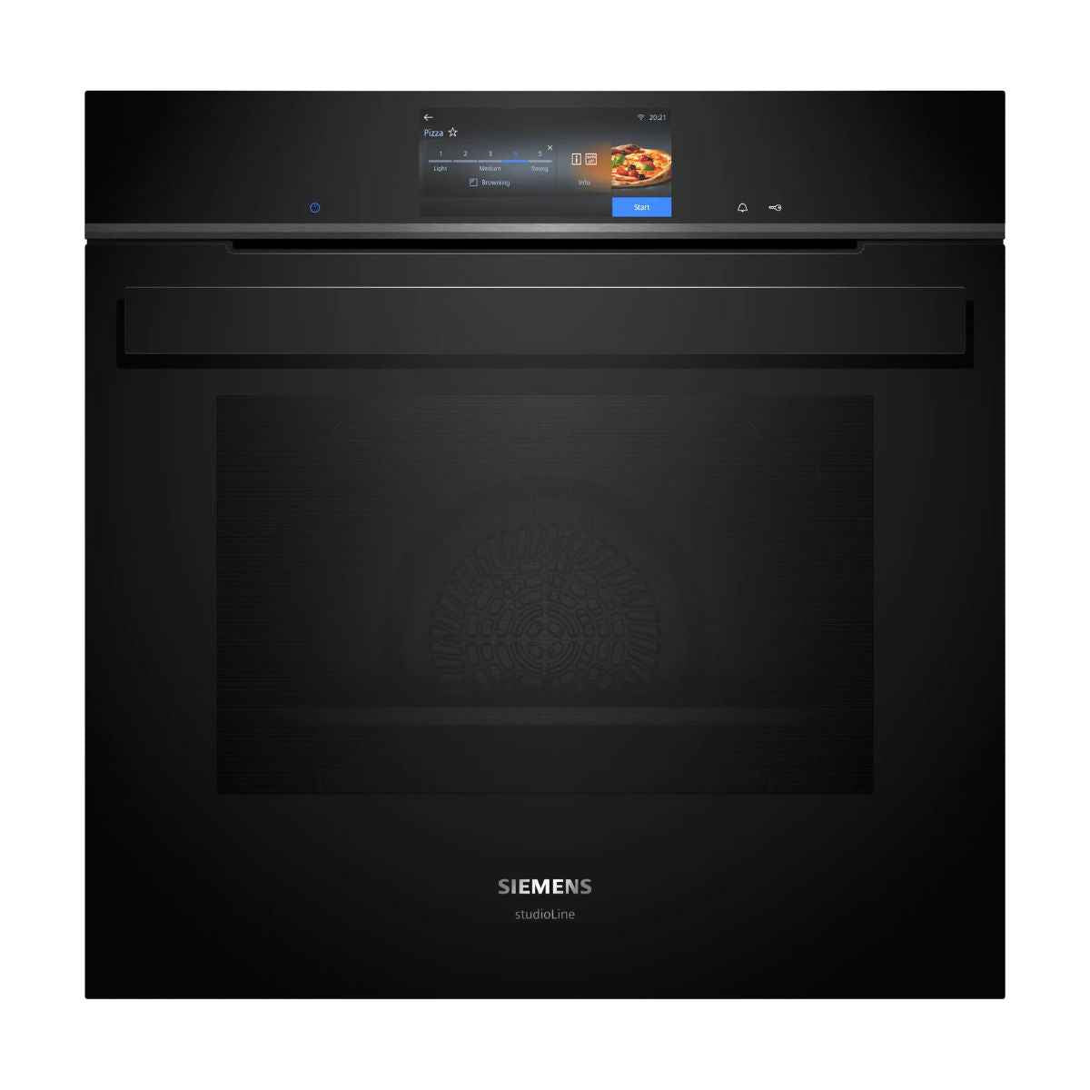 Siemens iQ700 Built-In Combi Steam Oven with Sous-Vide Function, Black (Model HS958GED1B)