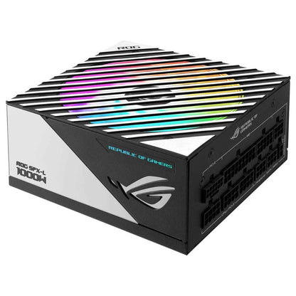 Asus Rog Loki SFX-L 1000W Power Supply Unit, 80 Plus Platinum, Fully Modular, PCIe Gen 5.0, 120mm ARGB-Illuminated Fan & Aura Sync, ROG Heatsinks, 0dB Fan Button, Black
