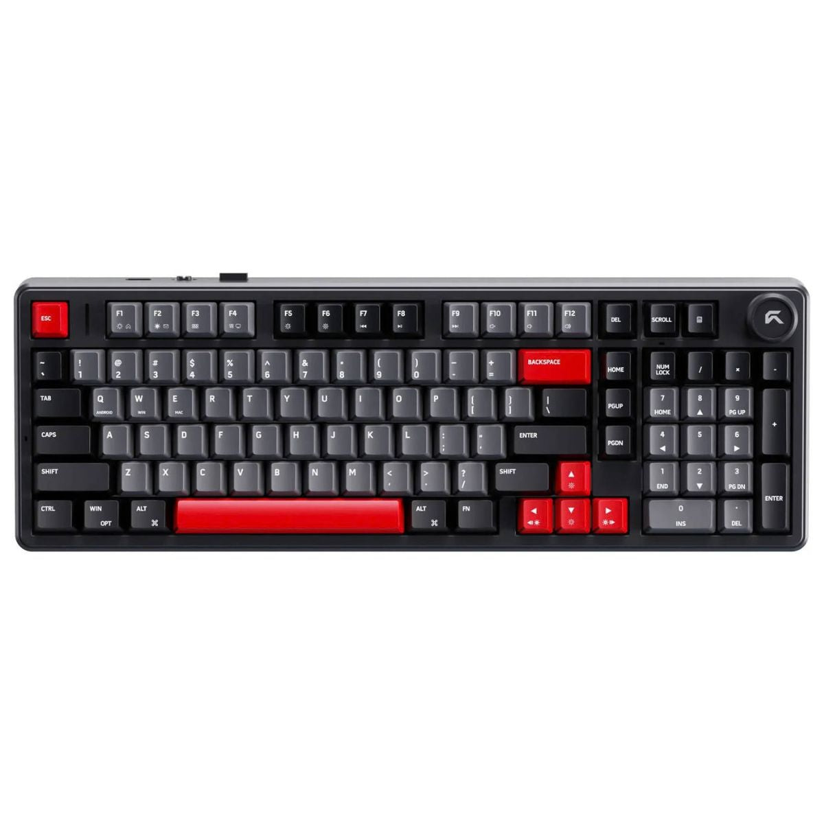 Cybeart Akula 99 Signature Edition Mechanical Gaming Keyboard | 99 Keys + Media Knob | Pre-Lubed Linear Switches | Hot-Swappable | RGB | Tri-Mode | KB-AKULA99TRI-CYB01 / KB-AKULA99TRI-CYB02