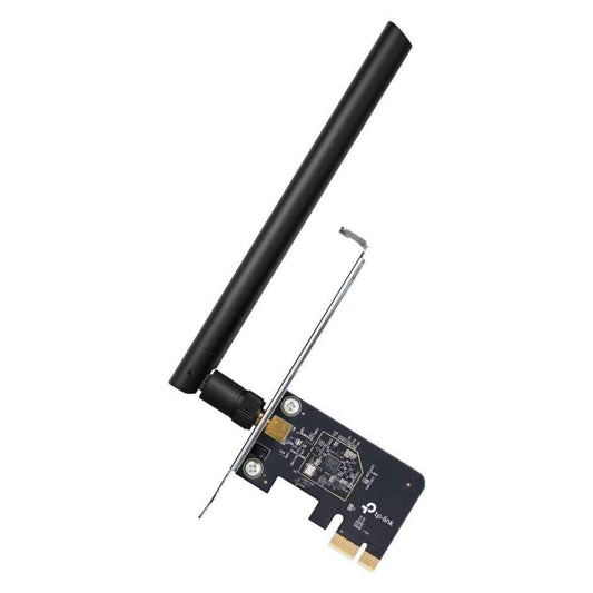 TP-Link Archer T2E PCIe WiFi Card AC600 for Desktop PC, Up to 600 Mbps, High-Gain Antenna, MU-MIMO, WPA3 Security, Low Profile Design, Black | Archer T2E