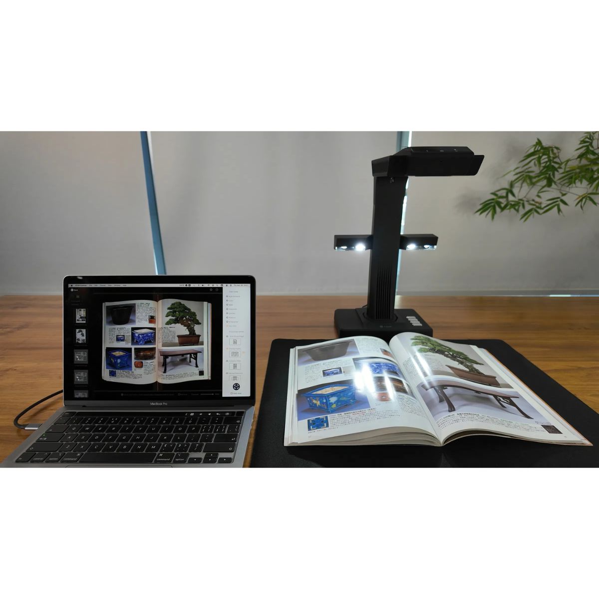 CZUR ET MAX Professional Book Scanner, 38MP Document Camera, Laser Curve-Flatten, USB High Speed Document Scanner, 180+ Languages OCR, Capture A3, Support HDMI, for Windows/MacOS/Linux