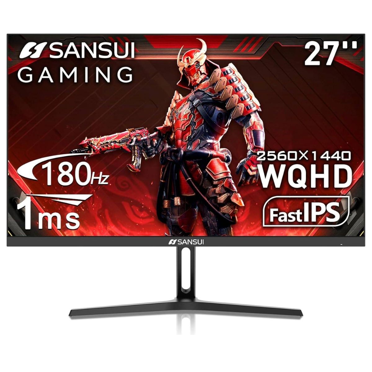 Sansui GF2Q 27" WQHD Gaming Monitor – 180Hz, 1ms (OD), IPS, Adaptive Sync, HDR (ES-G27F2Q)